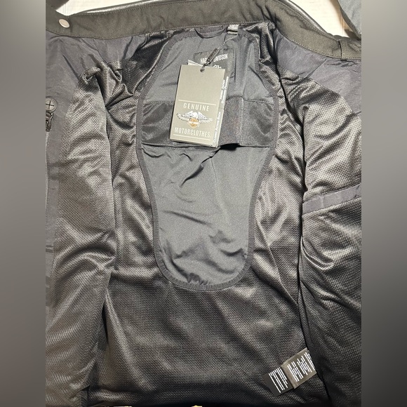 Harley Davidson Switchback Mixed Media Rider Jacket Mens Size XL Black/Gray New - Picture 7 of 16